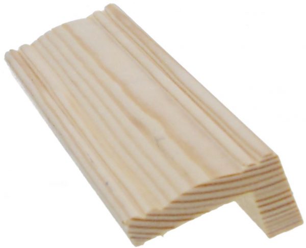 Reunalista koriste 21x42/13x3300 mm mänty puuvalmis