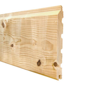 Piiluhirsipaneeli kuusi 28x195 mm käsittelemätön