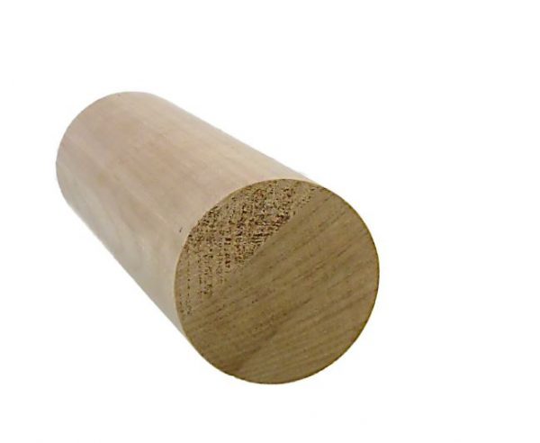 Lämpökäsitelty haapa 68x68x2100 mm pyöreä tolppa
