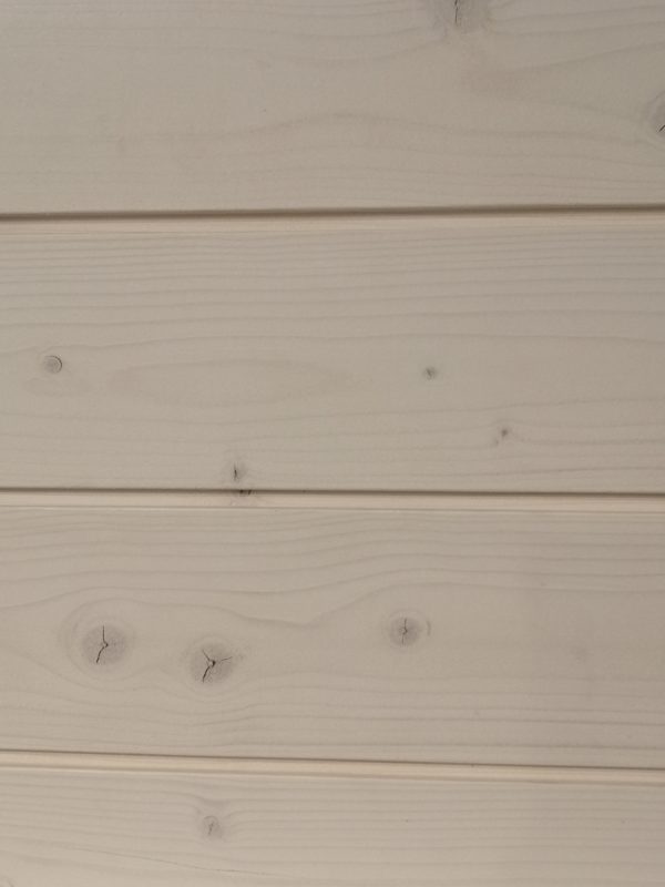 Kuusipaneeli SPA 14x120x2370 mm STS valkolakattu 2-laatu