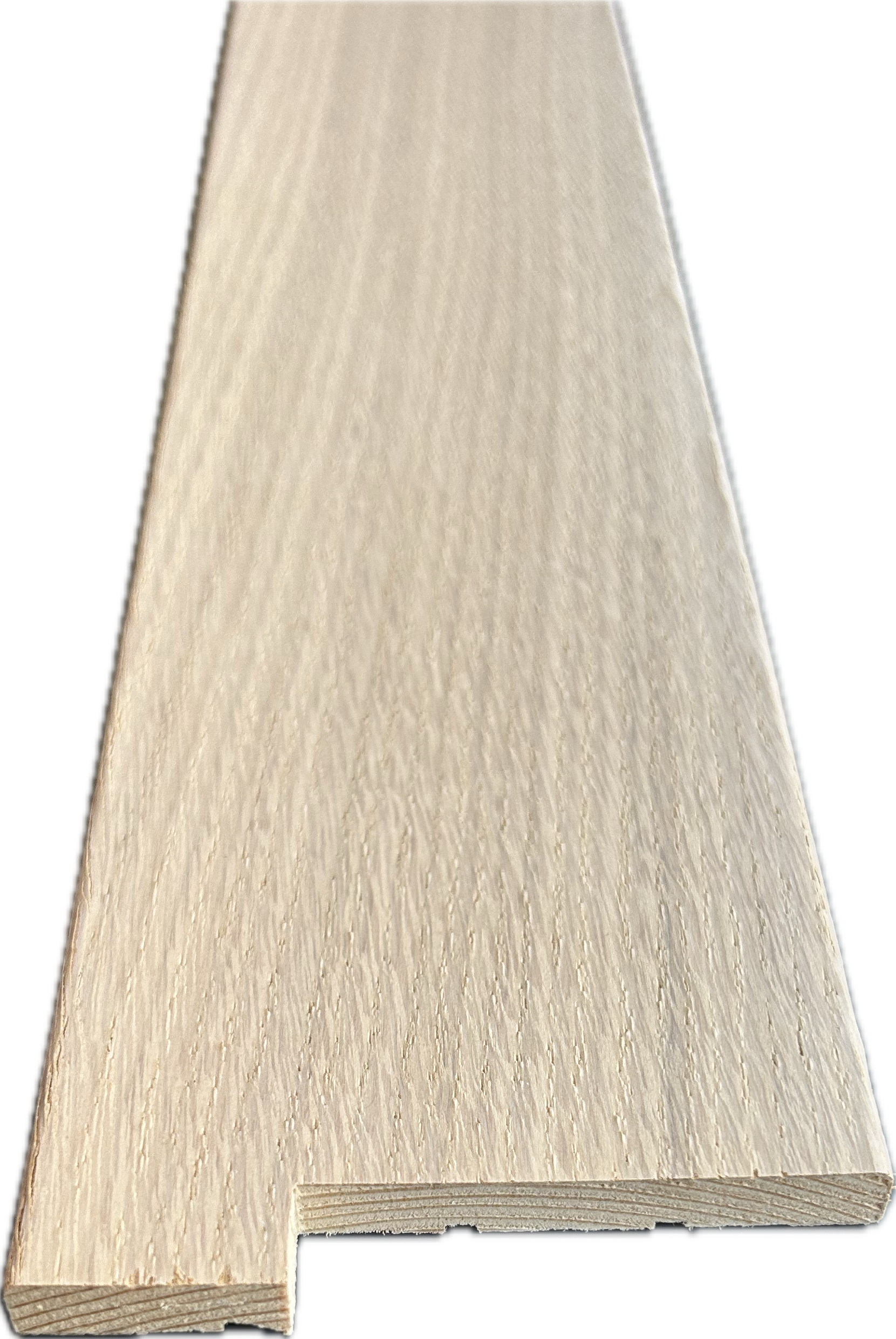 Kynnys tammiviilu M8 92X9/29 mm valkolakattu sileä