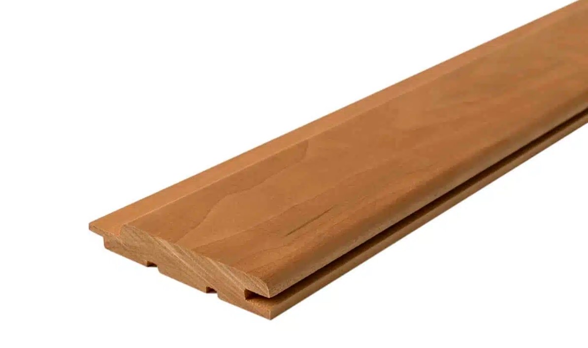 Lämpökäsitelty haapapaneeli 15X120 mm STP AB