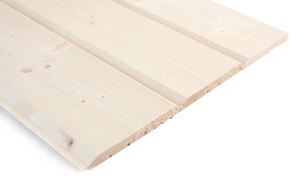 Hirsipaneeli kuusi 20X220 mm käsittelemätön 2-laatu - Image 2