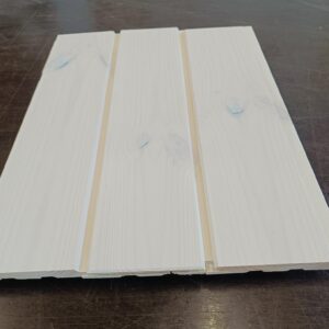 Sisustuspaneeli mänty 15x120 mm STV valkovaha 2-laatu